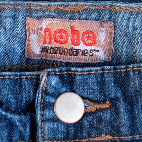 NoBo No Boundaries Skinny Dark Wash Sz Juniors 9 - Picture 3 of 4